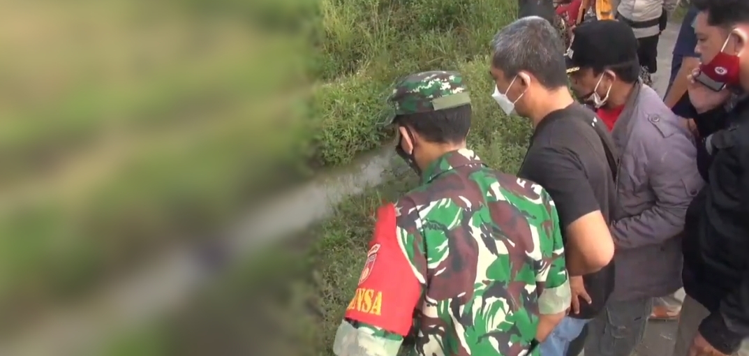Sesosok mayat perempuan muda ditemukan di areal pesawahan Desa Dukuhturi Kabupaten Tegal. /Arah Pantura.