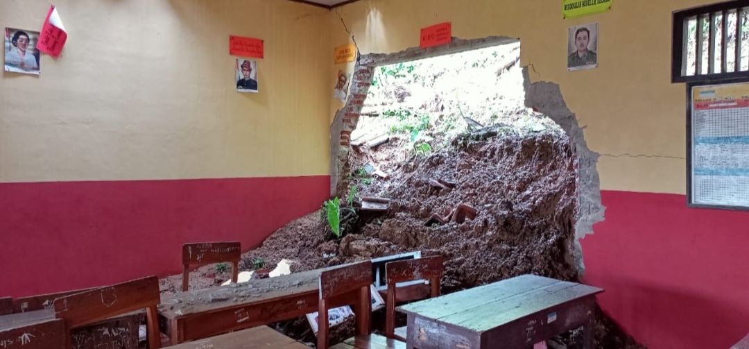Bencana alam terjang 8 desa di Kecamatan Bantarkawung Brebes. /Ist